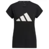 Adidas Training T-Shirt 3-Stripes - Schwarz/Weiß Damen