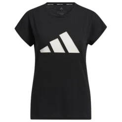 Adidas Training T-Shirt 3-Stripes - Schwarz/Weiß Damen