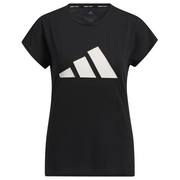 Adidas Training T-Shirt 3-Stripes - Schwarz/Weiß Damen 1 Adidas Training T-Shirt 3-Stripes - Schwarz/Weiß Damen
