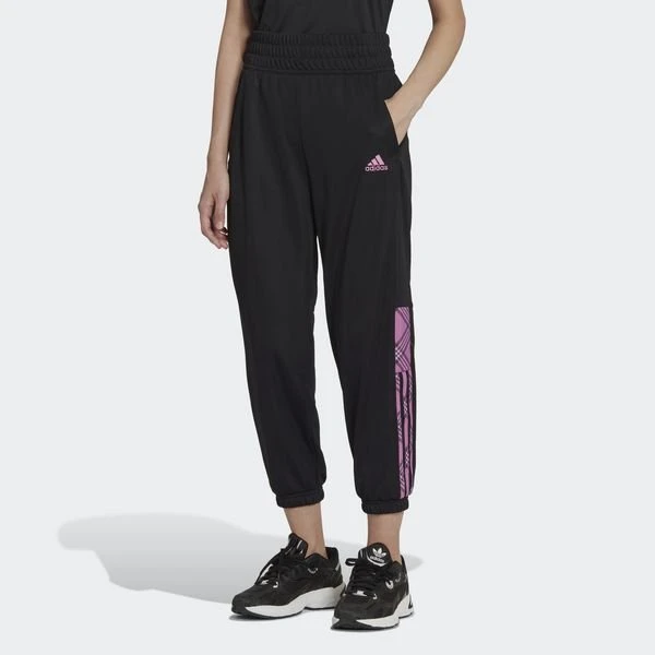 Adidas Trainingshose Tiro 7/8 - Schwarz/Pink Damen 2 Adidas Trainingshose Tiro 7/8 - Schwarz/Pink Damen – Bild 2