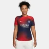 Nike Paris Saint-Germain Training T-Shirt Dri-FIT Pre Match - Navy/Rot/Weiß Damen