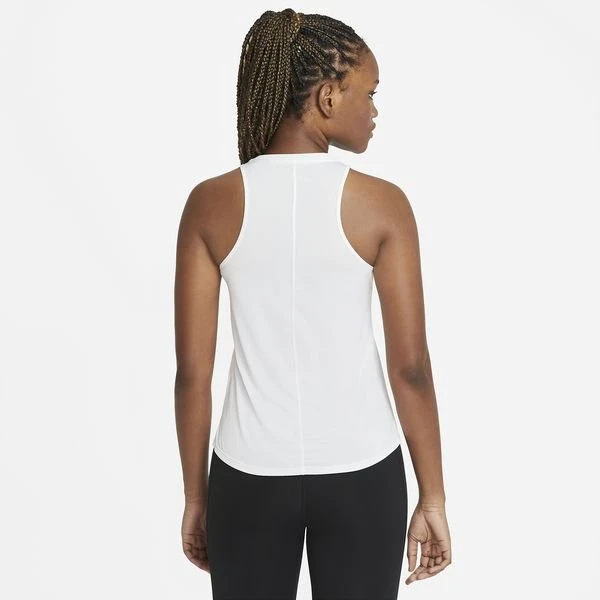 Nike Tank Top Dri-FIT One - Weiß/Schwarz Damen 2 Nike Tank Top Dri-FIT One - Weiß/Schwarz Damen – Bild 2