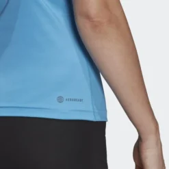 Adidas Training T-Shirt Techfit - Blau/Weiß Damen -Tentree shop 07297870b3db