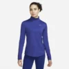 Nike Pro Trainingsshirt Therma-FIT - Navy/Grau Damen