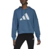 Adidas Future Icons Hoodie - Blau/Weiß Damen
