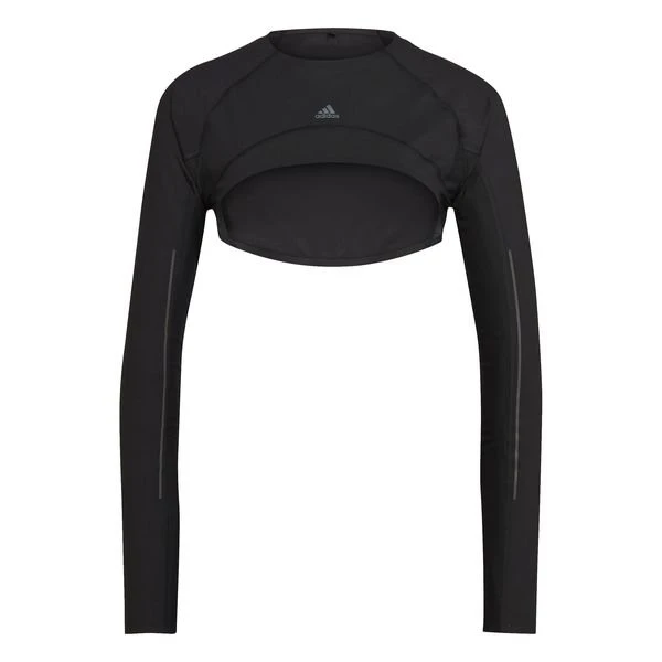 Adidas Trainingsshirt HIIT 45S - Schwarz/Grau Damen 1 Adidas Trainingsshirt HIIT 45S - Schwarz/Grau Damen