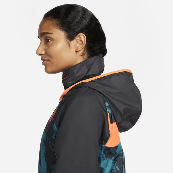 Nike Chelsea Jacke AWF - Schwarz/Orange Damen 6 Nike Chelsea Jacke AWF - Schwarz/Orange Damen – Bild 6