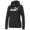 PUMA Hoodie Essentials - Schwarz/Weiß Damen