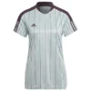 Adidas Training T-Shirt Tiro - Blau/Shadow Maroon Damen