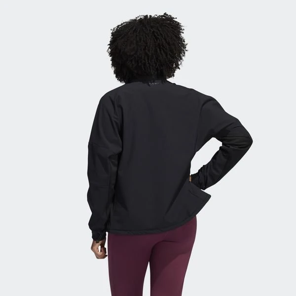 Adidas Trainingsjacke 1/2 Zip COLD.RDY - Schwarz Damen 3 Adidas Trainingsjacke 1/2 Zip COLD.RDY - Schwarz Damen – Bild 3