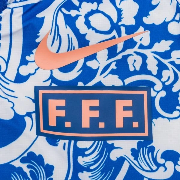 Nike Frankreich Fußballjacke AWF - Weiß/Blau Damen 2 Nike Frankreich Fußballjacke AWF - Weiß/Blau Damen – Bild 2
