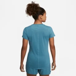 Nike Training T-Shirt Dri-FIT One Slim - Blau/Weiß Damen -Tentree shop 27cfa941dc2c