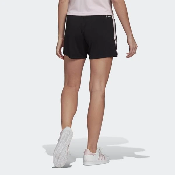 Adidas Trainingsshorts Tiro Essentials - Schwarz/Pink Damen 3 Adidas Trainingsshorts Tiro Essentials - Schwarz/Pink Damen – Bild 3