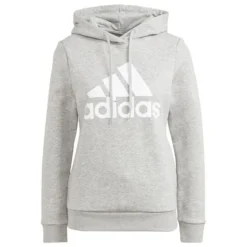 Adidas Originals Adidas Hoodie Loungewear Fleece - Grau/Weiß Damen