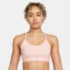 Nike Sport BH NSW Dri-FIT Indy - Pink/Weiß/Orange Damen