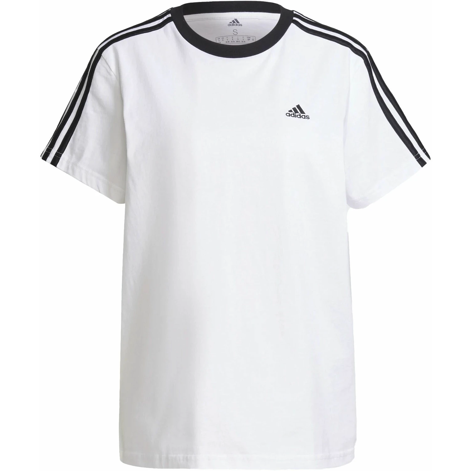 ADIDAS W 3 Stripes Boyfriend Tee Damen T-Shirt 1 ADIDAS W 3 Stripes Boyfriend Tee Damen T-Shirt