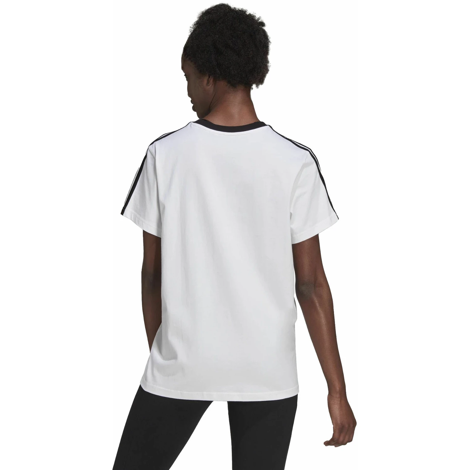 ADIDAS W 3 Stripes Boyfriend Tee Damen T-Shirt 3 ADIDAS W 3 Stripes Boyfriend Tee Damen T-Shirt – Bild 3