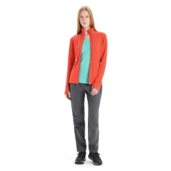 Icebreaker W Descender LS Zip Damen Merinoshirt -Tentree shop 324111 15 1 pic5