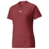 PUMA Training T-Shirt SHE MOVES THE GAME - Rot Damen