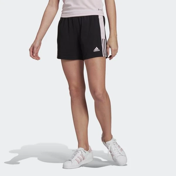 Adidas Trainingsshorts Tiro Essentials - Schwarz/Pink Damen 2 Adidas Trainingsshorts Tiro Essentials - Schwarz/Pink Damen – Bild 2