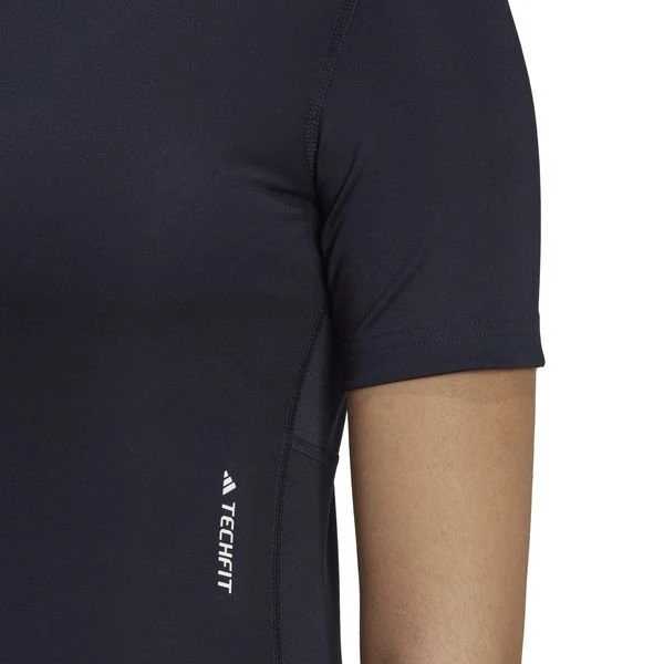 Adidas Training T-Shirt Techfit - Legend Ink/Weiß Damen 4 Adidas Training T-Shirt Techfit - Legend Ink/Weiß Damen – Bild 4