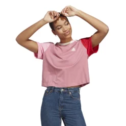 ADIDAS W 3 Stripes Crop Top Damen T-Shirt -Tentree shop 379274 25 0 pic6