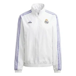 ADIDAS Real Madrid Trainingsjacke Wendbare Anthem - Weiß Damen