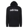 Adidas Essentials Oversized Fleece Hoodie - Schwarz/Weiß Damen