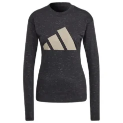 Adidas Training T-Shirt Langärmlige Oberteile Future Icons Winners 2.0 - Grau Damen