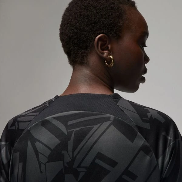 Nike Paris Saint-Germain Training T-Shirt Dri-FIT Pre Match - Schwarz/Weiß Damen 4 Nike Paris Saint-Germain Training T-Shirt Dri-FIT Pre Match - Schwarz/Weiß Damen – Bild 4