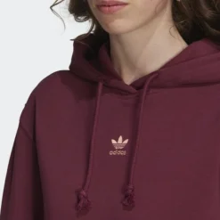 Adidas Originals Hoodie Essentials Fleece - Weinrot Damen -Tentree shop 5cfcedcb2ac4