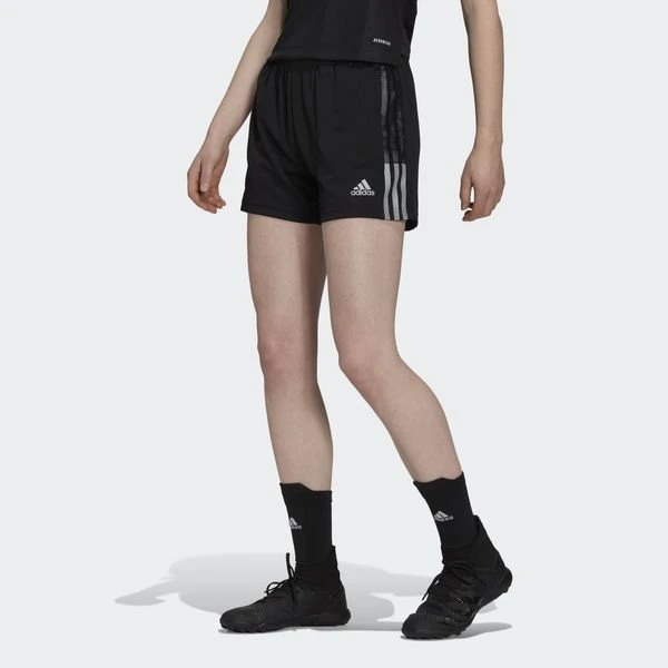 Adidas Shorts Tiro Reflective - Schwarz Damen 2 Adidas Shorts Tiro Reflective - Schwarz Damen – Bild 2