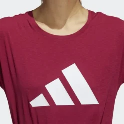 Adidas Training T-Shirt 3-Stripes - Bordeaux/Weiß Damen -Tentree shop 5fcc596e8e6a