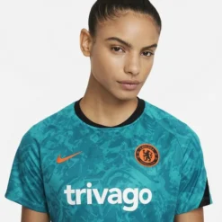 Nike Chelsea Training T-Shirt Dri-FIT Pre Match - Aquamarine/Schwarz/Orange Damen 7 Nike Chelsea Training T-Shirt Dri-FIT Pre Match - Aquamarine/Schwarz/Orange Damen -Tentree shop 618576a24e39