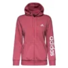 Adidas Hoodie Essentials Full Zip - Rosa/Weiß Damen