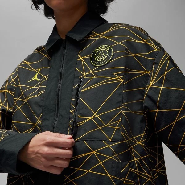 Nike Paris Saint-Germain Jacke Anthem Jordan X PSG - Schwarz/Gelb Damen 2 Nike Paris Saint-Germain Jacke Anthem Jordan X PSG - Schwarz/Gelb Damen – Bild 2
