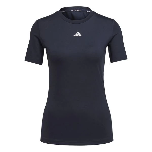 Adidas Training T-Shirt Techfit - Legend Ink/Weiß Damen 1 Adidas Training T-Shirt Techfit - Legend Ink/Weiß Damen