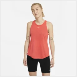 Nike Tank Top Dri-FIT One - Orange/Weiß Damen