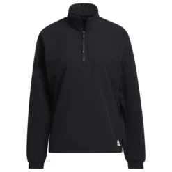 Adidas Trainingsjacke 1/2 Zip COLD.RDY - Schwarz Damen