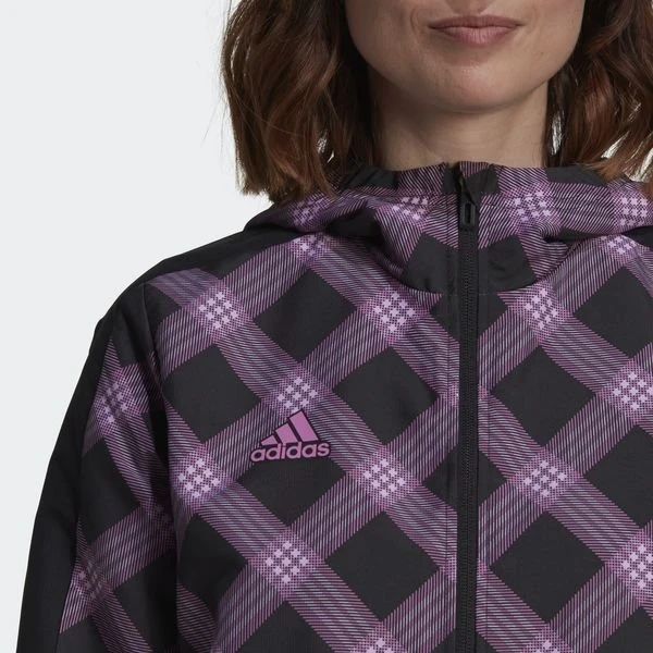 Adidas Windbreaker Winterized Tiro - Schwarz/Pink Damen 4 Adidas Windbreaker Winterized Tiro - Schwarz/Pink Damen – Bild 4