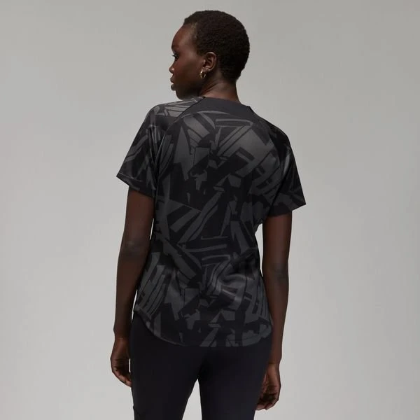 Nike Paris Saint-Germain Training T-Shirt Dri-FIT Pre Match - Schwarz/Weiß Damen 2 Nike Paris Saint-Germain Training T-Shirt Dri-FIT Pre Match - Schwarz/Weiß Damen – Bild 2