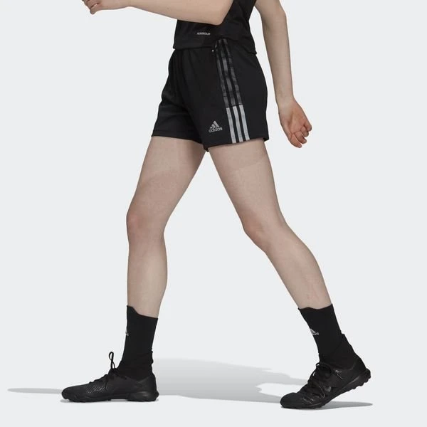 Adidas Shorts Tiro Reflective - Schwarz Damen 3 Adidas Shorts Tiro Reflective - Schwarz Damen – Bild 3