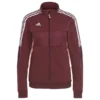 Adidas Track Jacke Tiro Winterized - Bordeaux/Weiß Damen