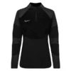 Nike Trainingsshirt Therma-FIT Strike Drill Winter Warrior - Schwarz/Dark Smoke Grau/Weiß Damen