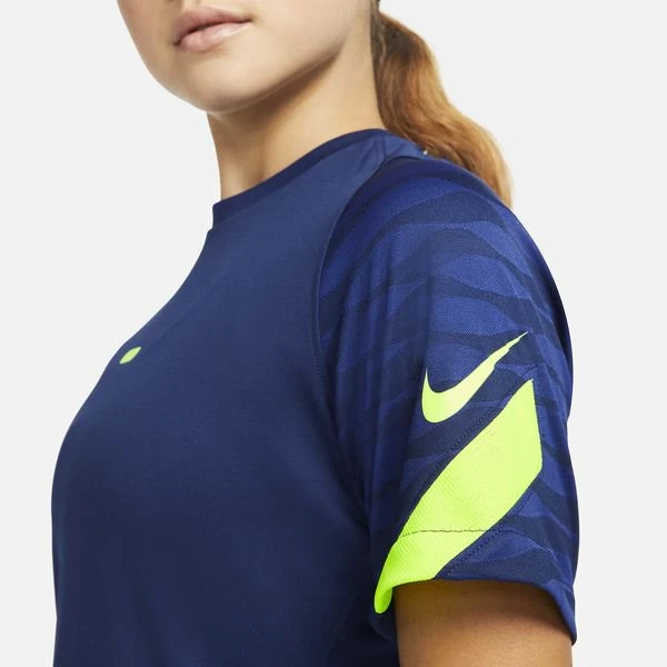 Nike Trikot Dri-FIT Strike 21 - Blau/Navy/Neon Damen 4 Nike Trikot Dri-FIT Strike 21 - Blau/Navy/Neon Damen – Bild 4