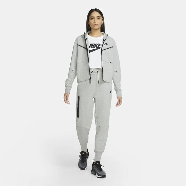 Nike Hoodie Tech Fleece - Grau Damen 5 Nike Hoodie Tech Fleece - Grau Damen – Bild 5