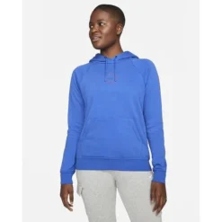 Nike Barcelona Hoodie NSW - Blau/Fireberry Damen