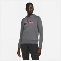 Nike Paris Saint-Germain Hoodie NSW Essential - Grau/Schwarz Damen