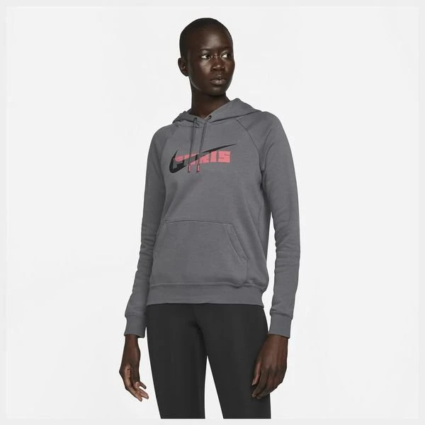 Nike Paris Saint-Germain Hoodie NSW Essential - Grau/Schwarz Damen 1 Nike Paris Saint-Germain Hoodie NSW Essential - Grau/Schwarz Damen