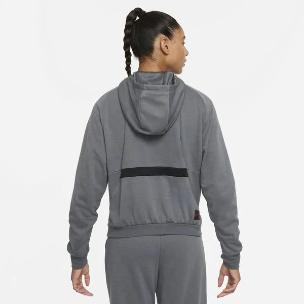 Nike Paris Saint-Germain Hoodie Travel - Grau/Schwarz/Rot Damen 3 Nike Paris Saint-Germain Hoodie Travel - Grau/Schwarz/Rot Damen – Bild 3